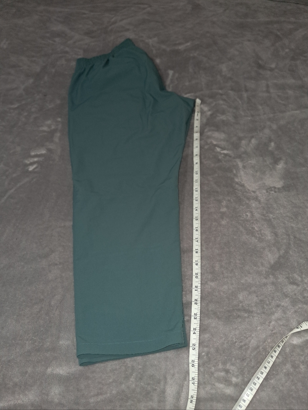 Outdoor Voices Rectrek Womens Green Teal Elastic Waist Pants Pockets Hiking XL. - Picture 7 of 8